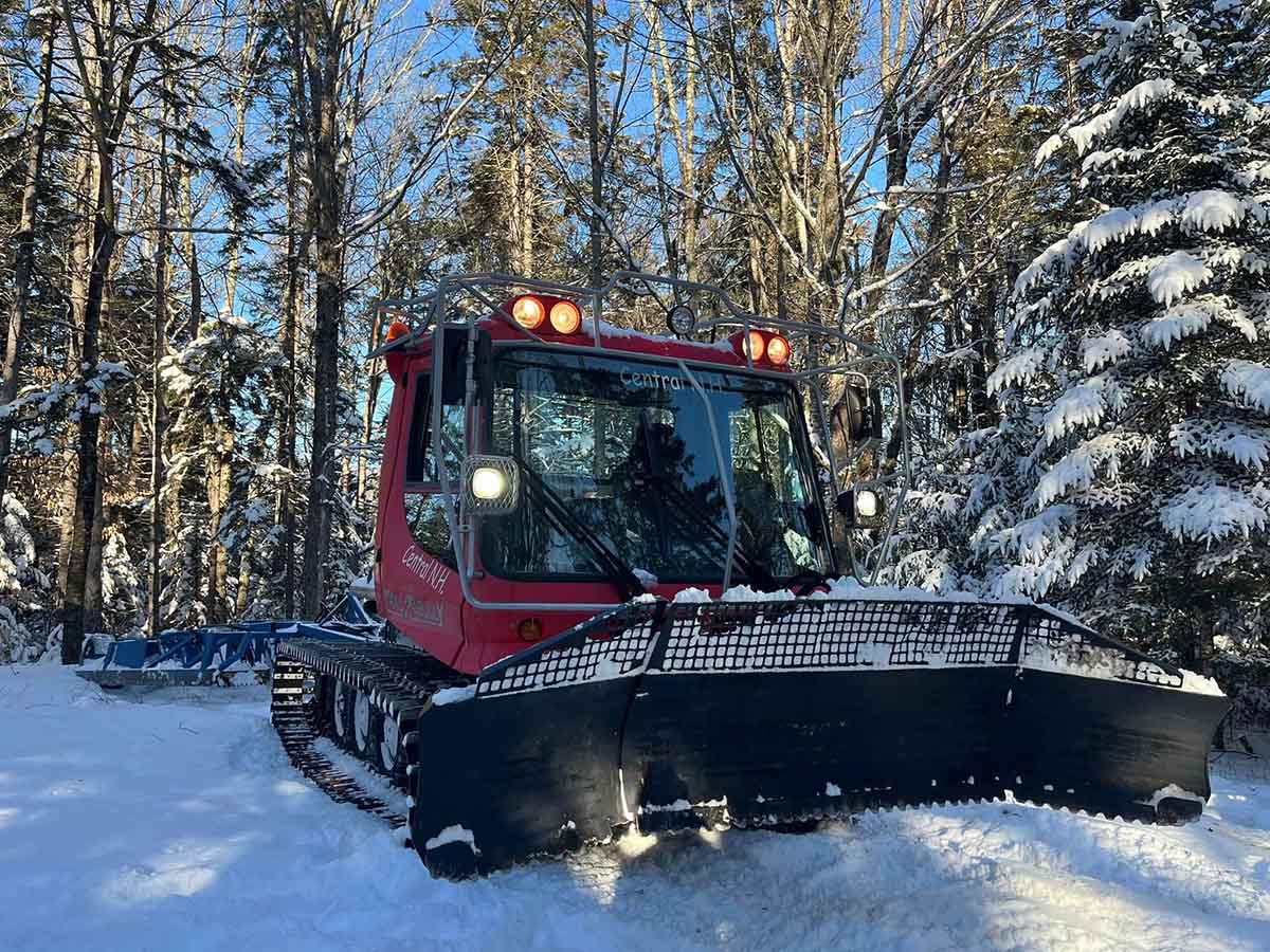 CNHSC-New-Groomer-Website-1 Brand new snow groomer for Central NH Snowmobile Club, enhancing trail maintenance for winter riders.