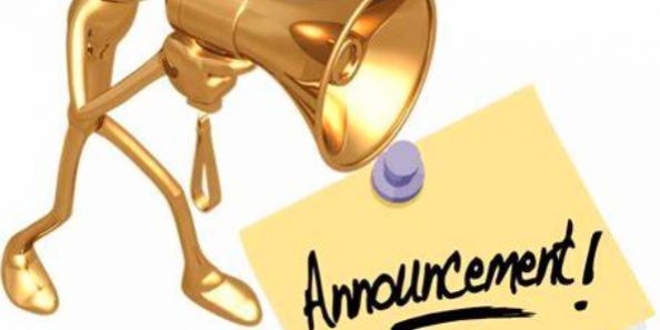 Announcement